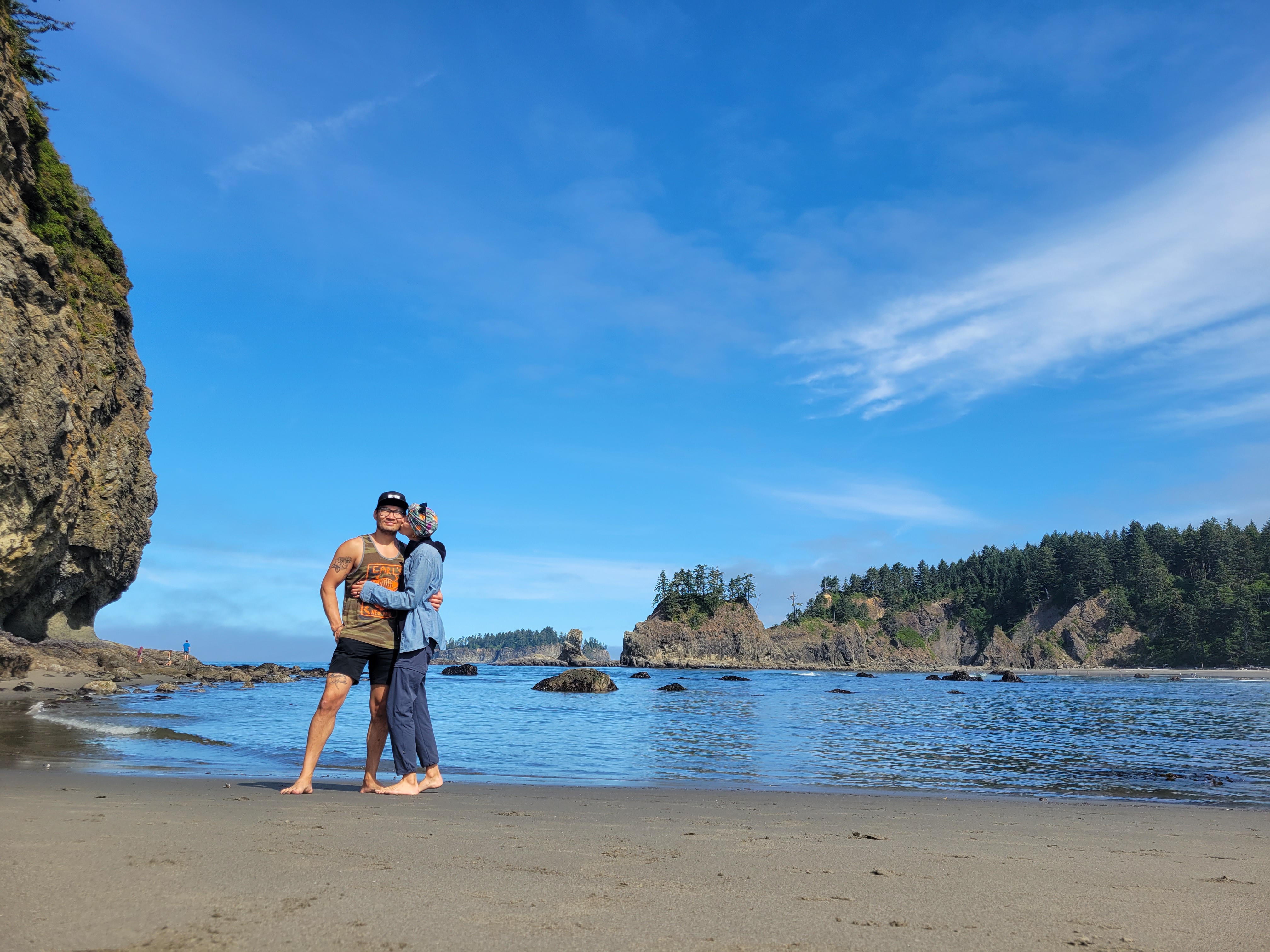 Janice and Jeff at the beach